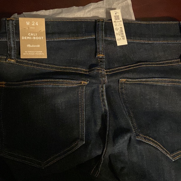 Madewell Cali Demi Boot Jeans W 24 - Picture 2 of 3
